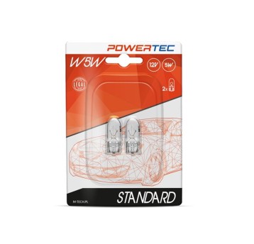Powertec STANDARD 12V 5W W2,1x9,5d W5W