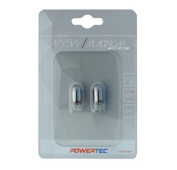 Powertec WY5W T10 12V 5W WEDGE Chrome