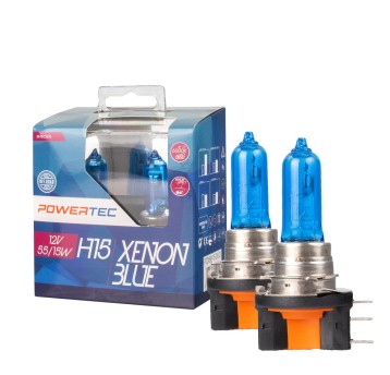 Powertec Xenon Blue H15 12V DUO