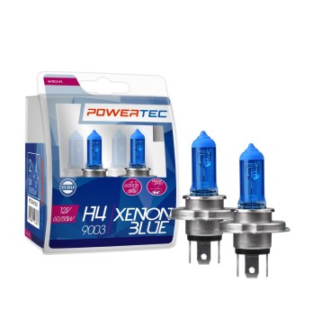 Powertec Xenon Blue H4 12V DUO