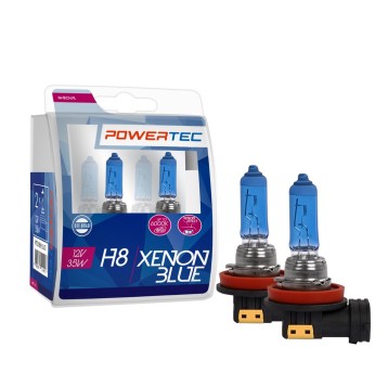 Powertec Xenon Blue H8 12V DUO