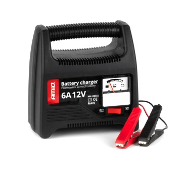 Prostownik ładowarka do akumulatora 6A 12V SBC-6A AMIO-02085