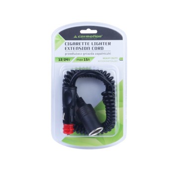 PRZEDŁUŻACZ GNIAZDA ZAPALNICZKI HQ 300 CM Z WTYCZKĄ EURO/DIN