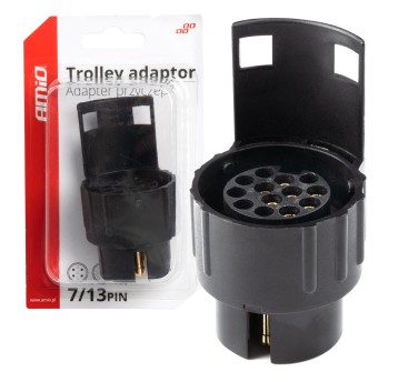 Przejściówka adapter redukcja gniazda 7/13 AMIO-03211