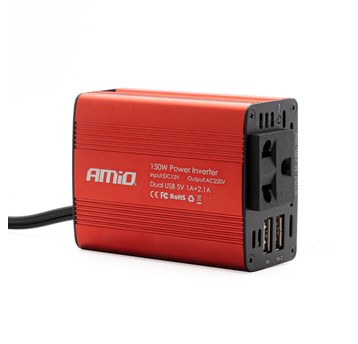 & Przetwornica napięcia 12V/230V 150W/300W 2xUSB