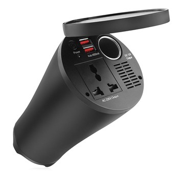 & Przetwornica napięcia w kształcie kubka 12V/230V