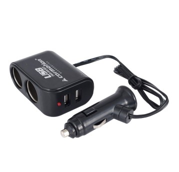 Rozgałęziacz podwójny z 2x USB 3.1A z przewodem