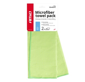 Ściereczka mikrofibra waflowa 40x30cm x2szt. 280g