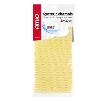 Ściereczka z irchy syntetycznej ircha z technologią poślizgową 3D 30x30 cm AMIO-02169