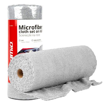 Ściereczki z mikrofibr na rolce 30x30cm 50szt.120g