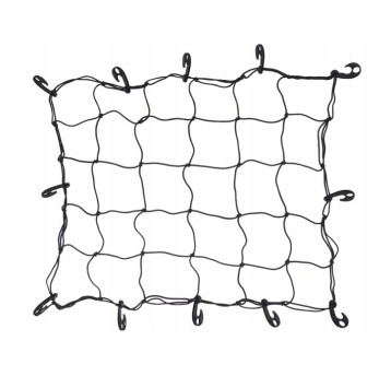 Siatka do mocowania bagażu 75x90cm z hakami