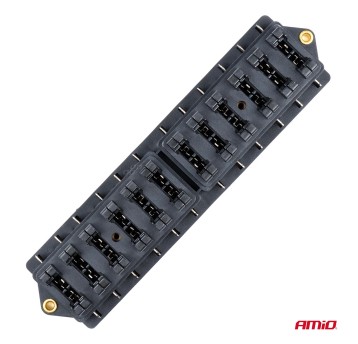 Skrzynka bezpiecznika ceramiczna 12 gniazd AMIO-03044
