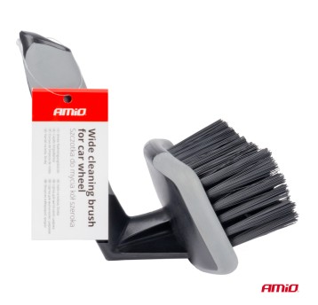 Szczotka do mycia czyszczenia kół felg kołpaków szeroka 17 cm