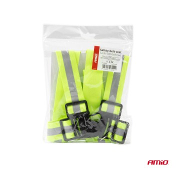 Szelki odblaskowe kamizelka drogowa AMIO-03104