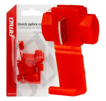 Szybkozłączki elektryczne 0,5-1mm2 10A 5 szt. blister AMIO-02340
