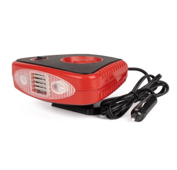 Termowentylator dmuchawa nagrzewnica z lampką 12V AMIO-01326