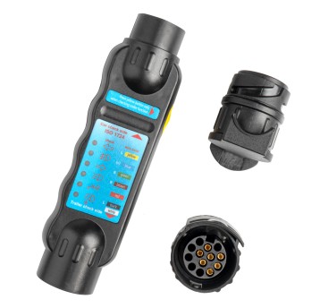 Tester gniazda wtyczki przyczepy haka 7/13PIN AMIO-03225