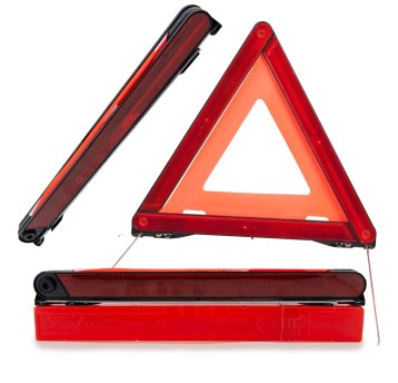 Trójkąt Ostrzegawczy Samochodowy MICRO Rozkładany HOMOLOGACJA E13 Etui