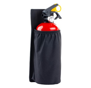 Uchwyt na gaśnicę samochodową rzep czarny