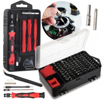 Uniwersalny zestaw śrubokrętów precyzyjnych wkrętaki 115w1 TORX BITY ETUI