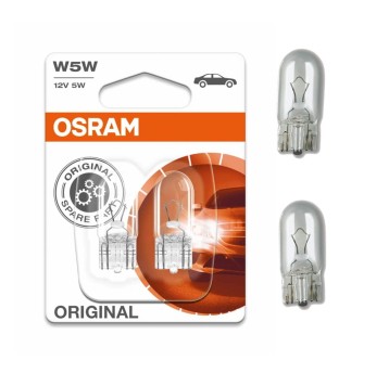 W5W OSRAM ORYGINAL W2,1x9,5d 12V 5W 2825-02b