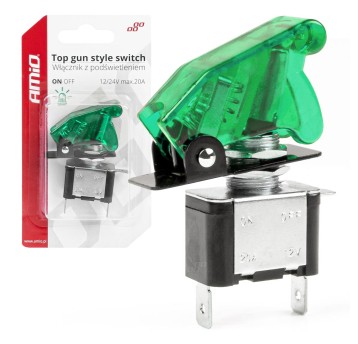 Włącznik przełącznik podświetlany TOP GUN AMIO-03093