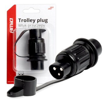 Wtyczka elektryczna 3 PIN złącze 3 pinowe AMIO-03213