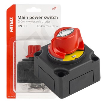 Wyłącznik odłącznik prądu hebel akum. 12-48V max 3