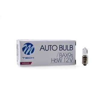 Żarówka halogenowa M-Tech BAX9S 12V/6W H6W CLEAR