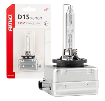 Żarówka ksenonowa D1S 35W 6000K BASIC blister