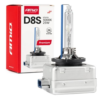 Żarówka ksenonowa żarnik hid xenon D8S 5000K AMiO PREMIUM AMIO-02395