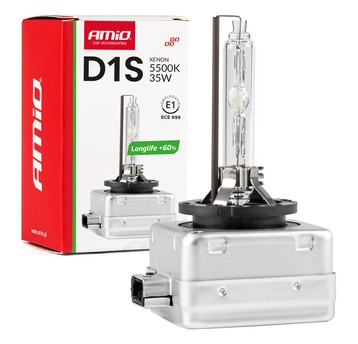 Żarówka ksenonowa żarnik xenon D1S 5500K AMiO LONG LIFE AMIO-01969