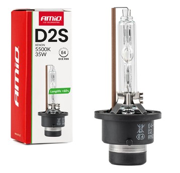 Żarówka ksenonowa żarnik xenon D2S 5500K AMiO LONG LIFE AMIO-01974