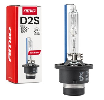 Żarówka ksenonowa żarnik xenon D2S 8000K AMiO PREMIUM AMIO-01977
