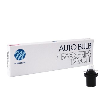 Żarówka M-TECH BAX 12V 1.2W BX8.5d BLACK