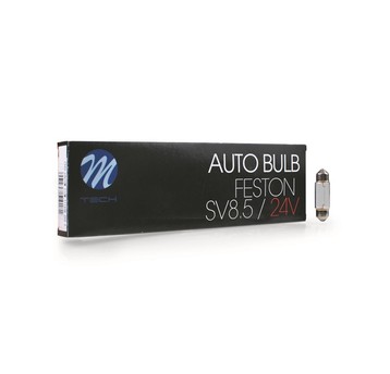 Żarówka M-TECH C10W 24V/10W T11x36 SV8.5 CLEAR