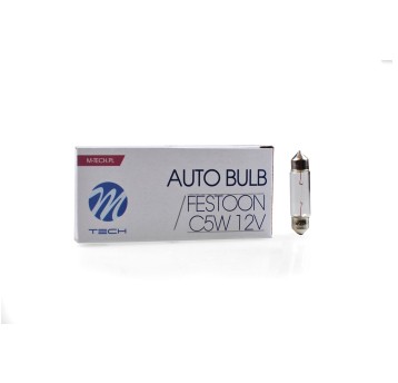 Żarówka M-TECH C5W 12V 5W 41mm T11x41 SV8.5