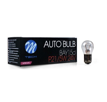 Żarówka M-TECH P21/5W 1157 24V 21/5W BAY15d