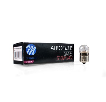 Żarówka M-TECH R10W G18 BA15S 24V/10W CLEAR