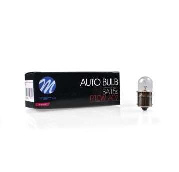 Żarówka M-TECH R10W T16 BA15S 24V/10W CLEAR