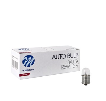 Żarówka M-TECH R5W T16 BA15S 12V/5W CLEAR