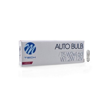 Żarówka M-TECH W1.2W T5 12V 1.2W W2x4.6d