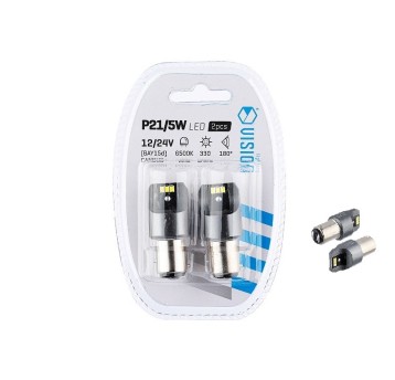 Żarówka VISION P21/5W BAY15d 12/24V 6xSMD3020 LED