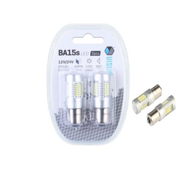 Żarówka VISION P21W BA15s 12/24V 52x 4014 SMD LED,