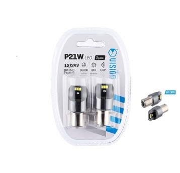 Żarówka VISION P21W BA15s 12V/24V 6xSMD3020 LED