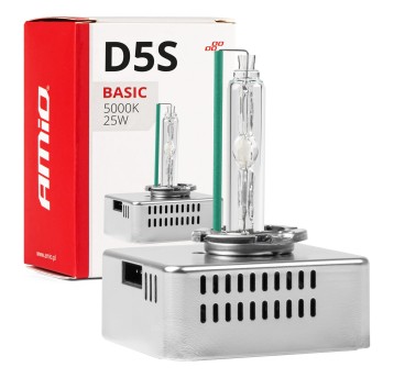 Żarówka żarnik xenon D5S 5000K AMIO-02941