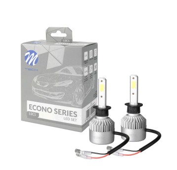 Żarówki H1 LED zestaw 12/24V 6500K 80W CANBUS