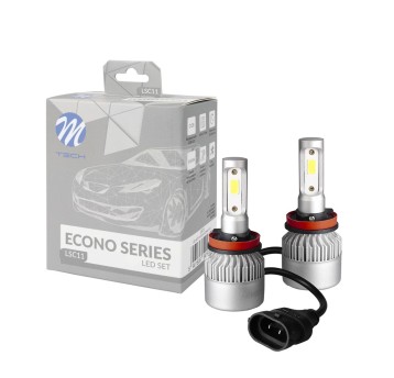 Żarówki H11 LED zestaw 12/24V 6500K 80W CANBUS