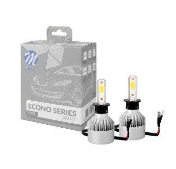 Żarówki H3 LED zestaw 12/24V 6500K 80W CANBUS