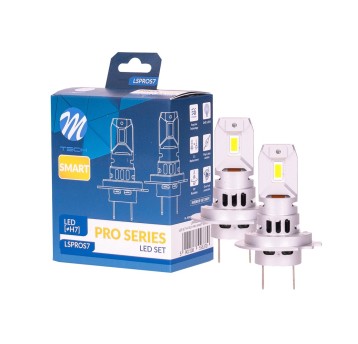 Żarówki H7 LED M-TECH PRO SMART SERIES 1 do 1 Krystaliczna biel